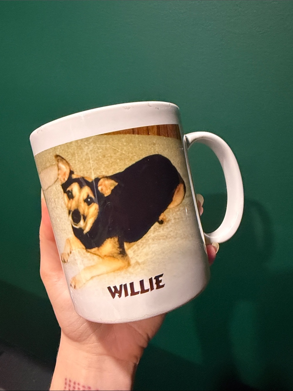 Willie Dog Vintage Mug